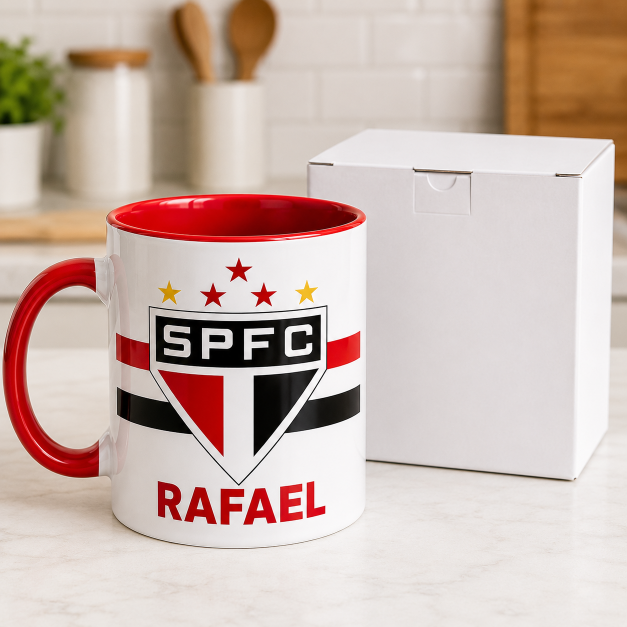 Caneca São Paulo Personalizada Com Nome - Para Presente
