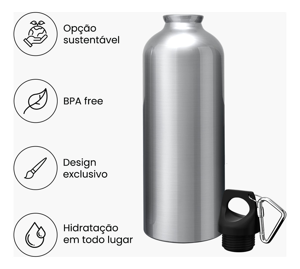 Kit 15 Garrafas Squeeze Personalizada Com Logo Foto Nome