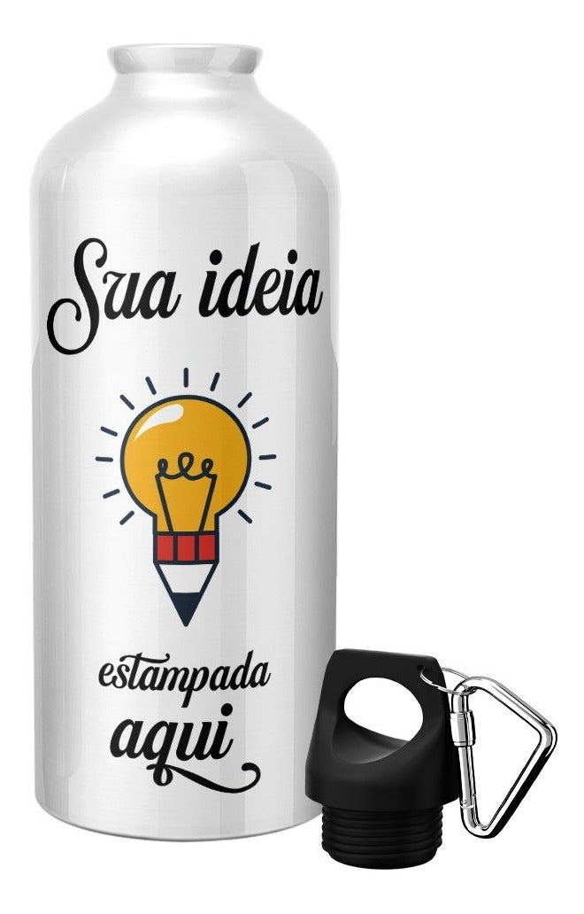 Kit 15 Garrafas Squeeze Personalizada Com Logo Foto Nome