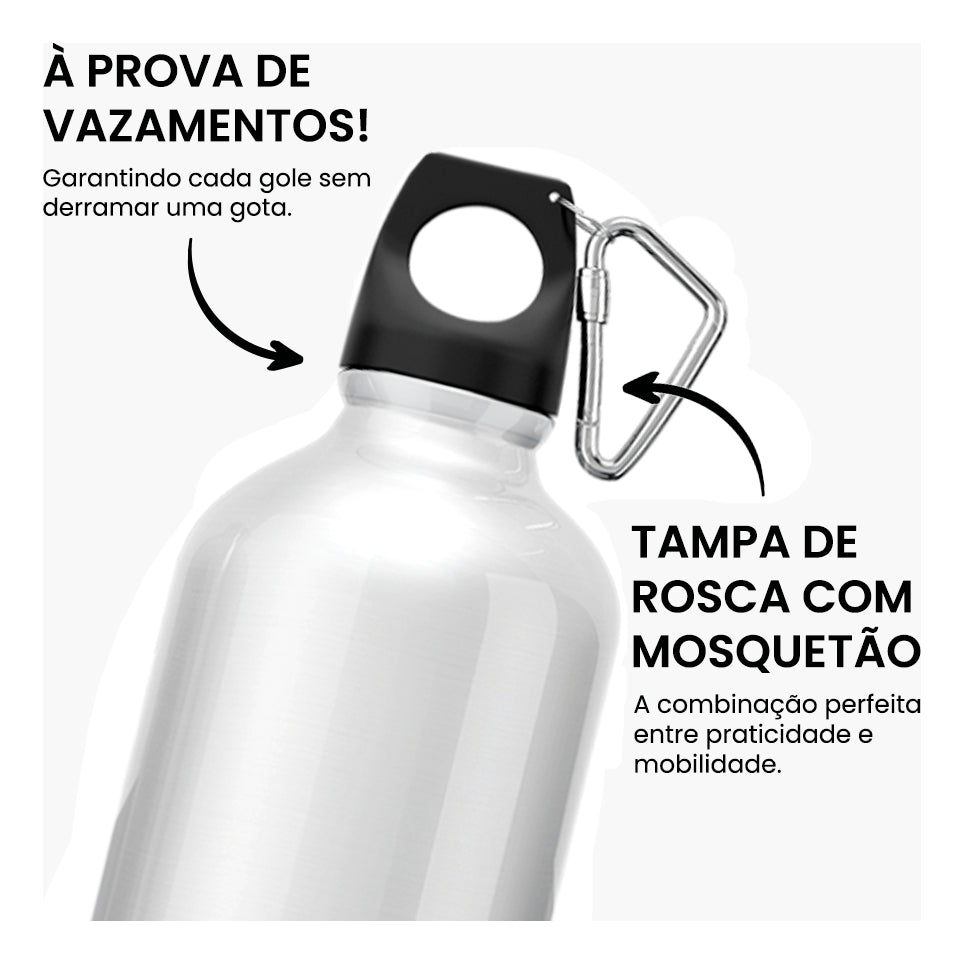 Kit 15 Garrafas Squeeze Personalizada Com Logo Foto Nome