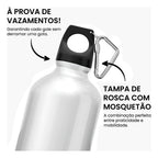 Kit 15 Garrafas Squeeze Personalizada Com Logo Foto Nome