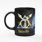 Caneca Harry Potter Obliviate Reliquias Da Morte C/ Nome