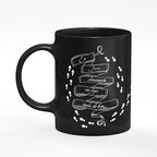 Caneca Preta Harry Potter Mapa Do Maroto Juro Solenemente
