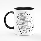 Caneca Harry Potter Juro Solenemente Mapa Maroto Alça Preta