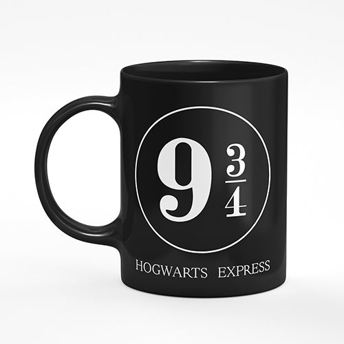 Caneca Preta Harry Potter Hogwarts Express 9 3/4