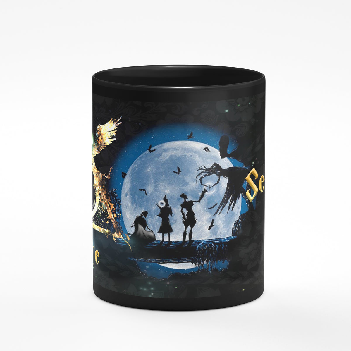 Caneca Harry Potter Obliviate Reliquias Da Morte C/ Nome