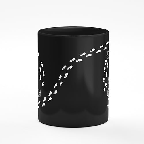 Caneca Preta Harry Potter Mapa Do Maroto Juro Solenemente