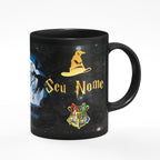 Caneca Harry Potter Obliviate Reliquias Da Morte C/ Nome