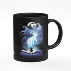 Caneca Preta Harry Potter Expecto Patronum