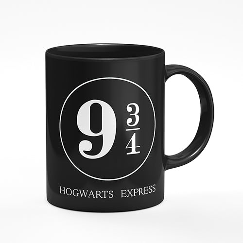 Caneca Preta Harry Potter Hogwarts Express 9 3/4