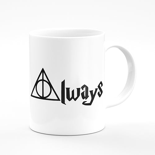 Caneca Harry Potter Always Relíquias Da Morte
