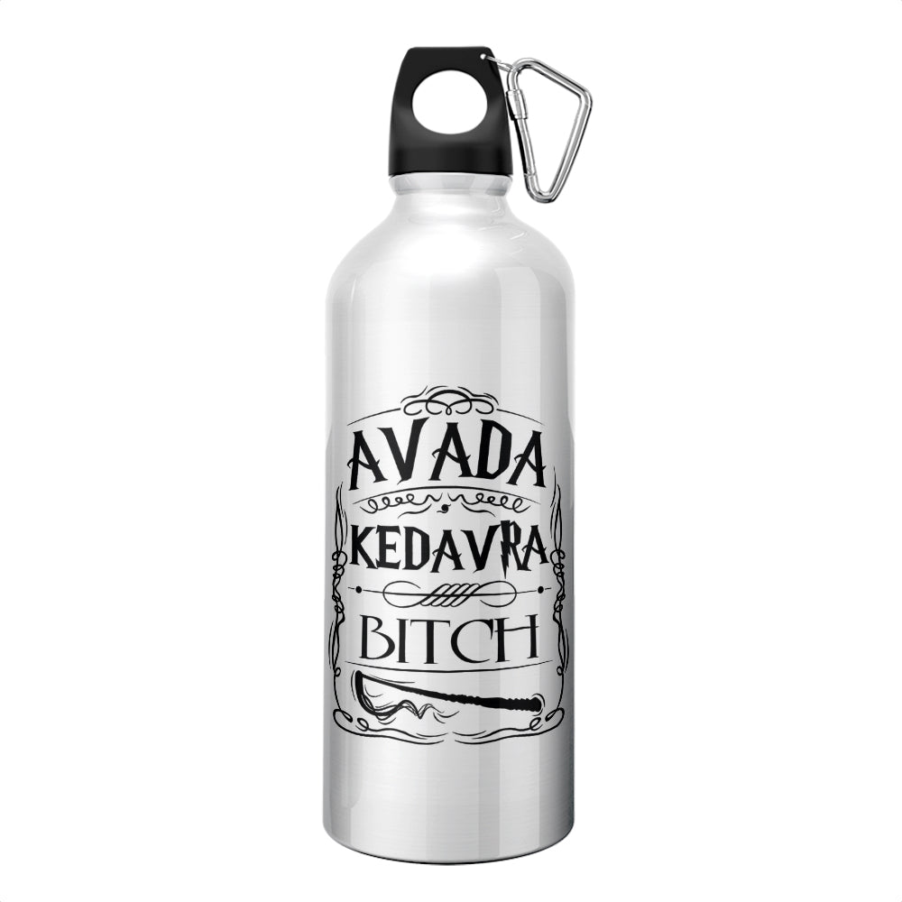 Garrafa Squeeze Harry Potter Avada Kedavra Bitch 600ml