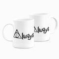 Caneca Harry Potter Always Relíquias Da Morte