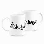 Caneca Harry Potter Always Relíquias Da Morte